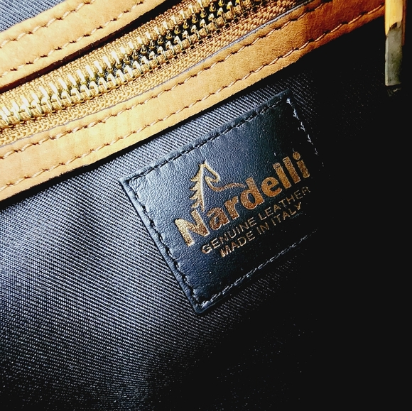 Nardelli Leather Suede Cheetah Print Small New Crossbody Italy - Picture 14 of 16